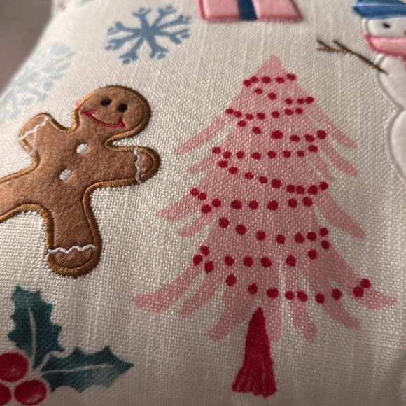 Cupcakes and Cashmere Pastel Christmas Gingerbread House Decorative Throw Pillow - Picture 2 of 9